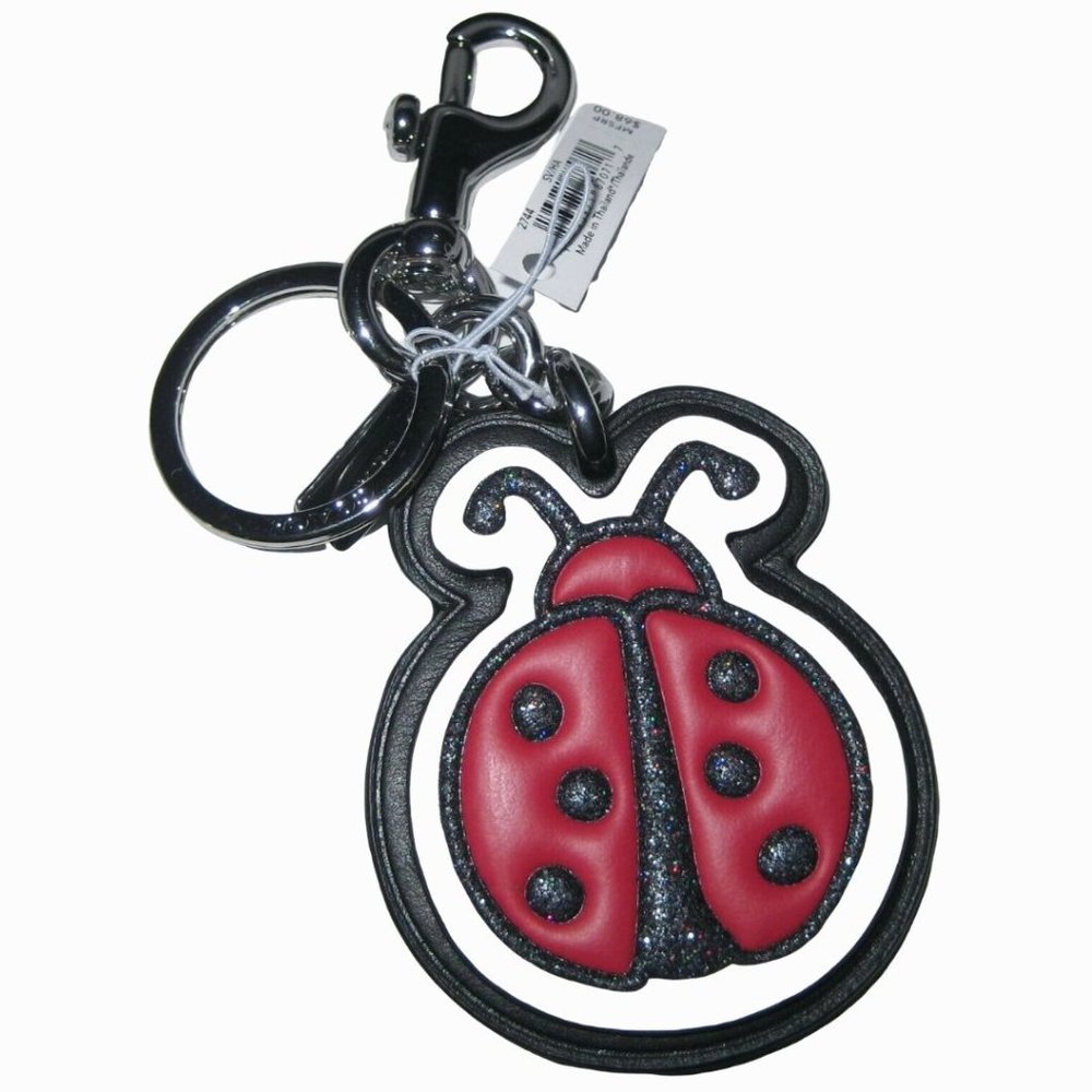 COACH 2 PIECE SET Ladybug Micro Rowan & Bag Charm - Picture 16 of 16